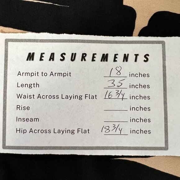 Tahari Womens Long Sleeve Belted Dress Tan Black Abstract Geo Print size 2 - Picture 12 of 12